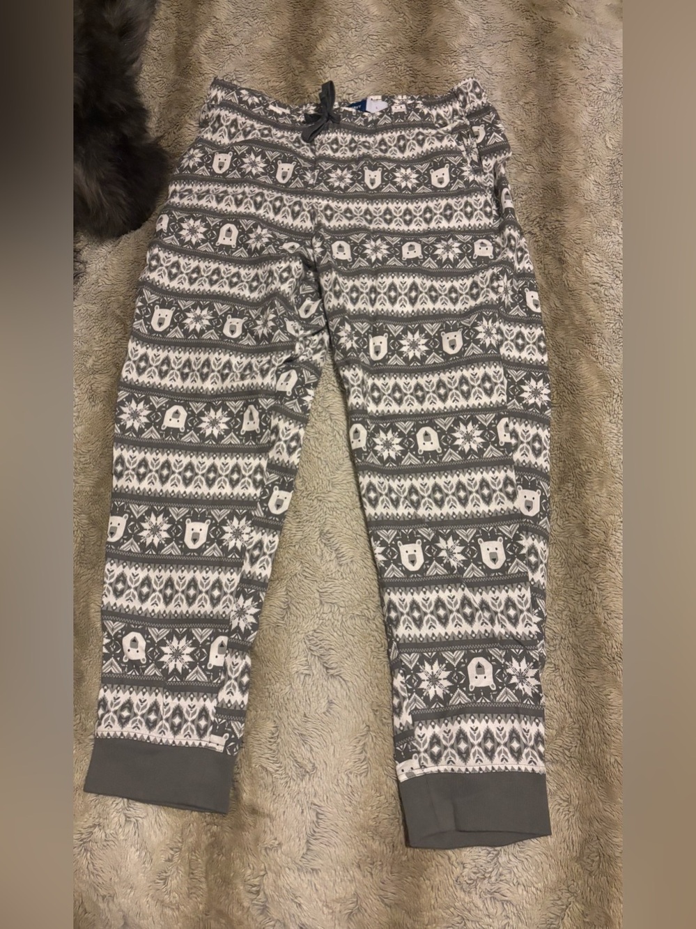 Old Navy 100% cotton fair isle large pajama pants